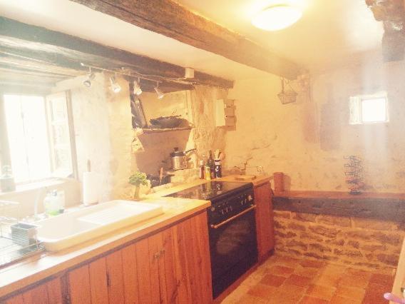 Traditional Stone Cottage Condac Exterior foto